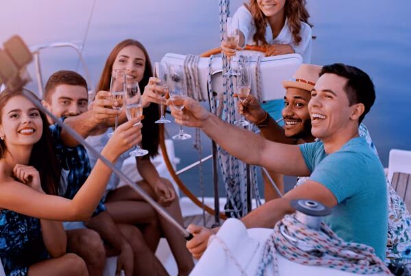 Luxury yacht rental event Chicago